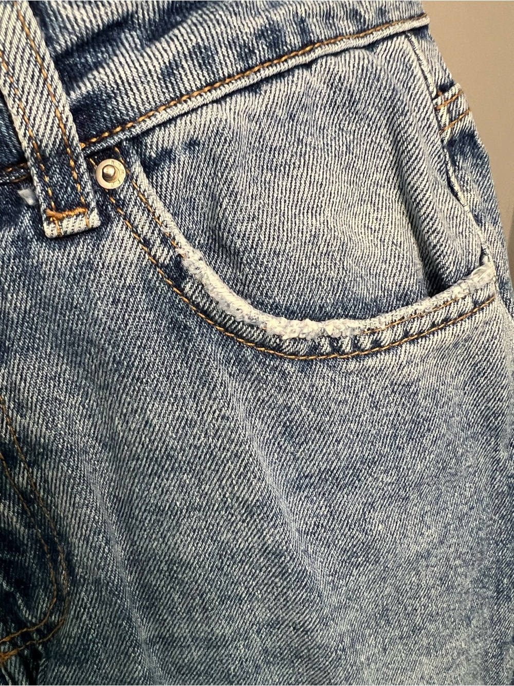 Primark's Denim Co. Size 2 Medium Wash 5 Pocket Denim Straight Leg Jeans - Picture 4 of 14